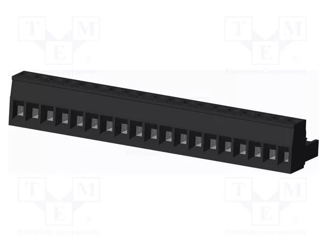 Connector: pluggable terminal block; plug; female; 12A; 300V; PA66 AMPHENOL ANYTEK TJ1971000000G