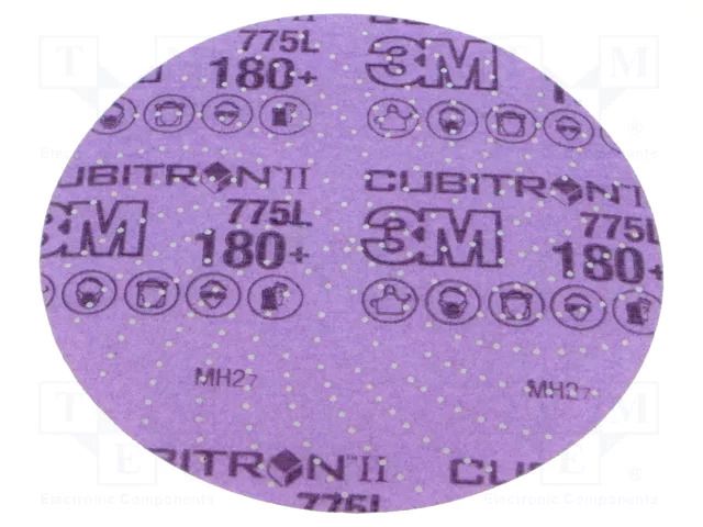 Sanding plate; 150mm; Granularity: 180; with holes; Mounting: bur 3M 3M-7100064178