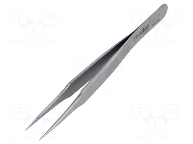 Tweezers; 90mm; for precision works; Blade tip shape: sharp WELLER WEL.M4AS