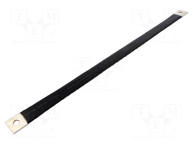 Braids; insulated earthing tape; 50mm2; Ø1: 11mm; Ø2: 11mm; 250A CONNECT IKT-050-500-1111-D