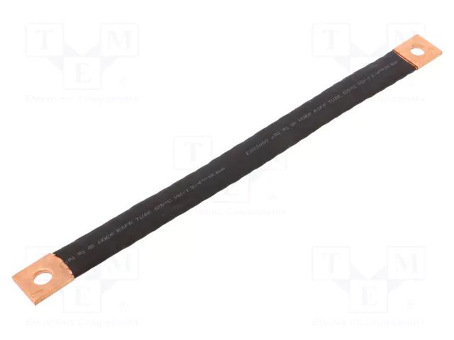 Braids; insulated earthing tape; W: 25mm; 35mm2; Ø1: 11mm; Ø2: 11mm CONNECT IST-035-200-1111-D