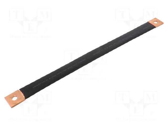 Braids; insulated earthing tape; 50mm2; Ø1: 11mm; Ø2: 11mm; 250A CONNECT IST-050-300-1111-D