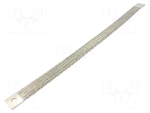 Braids; earthing tape; W: 30mm; 50mm2; Ø1: 11mm; Ø2: 11mm; 250A; KT CONNECT KT-050-500-1111-D
