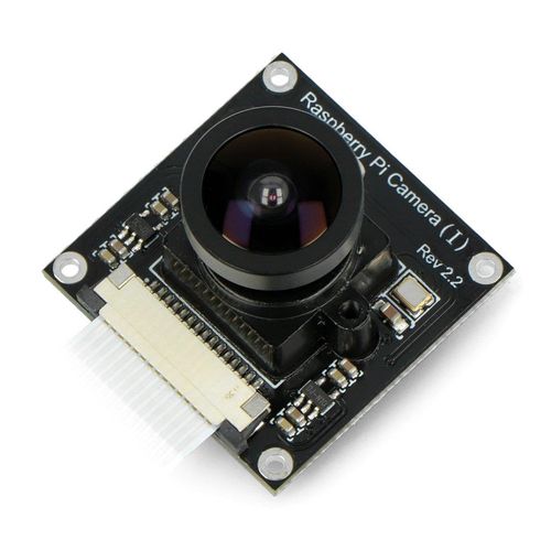 Camera HD I OV5647 5Mpx - wide-angle "fish-eye" for Raspberry Pi - Waveshare 11388 WSR-05621 5904422371418