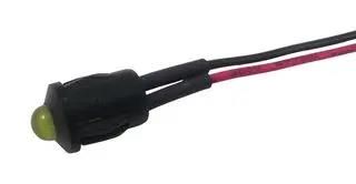 LED INDICATOR, PANEL MNT, 8MM, YELLOW T000325