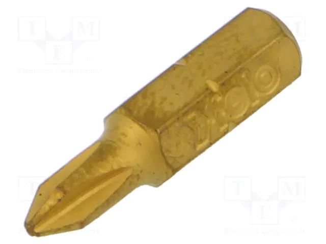 Screwdriver bit; Phillips; PH1; Overall len: 25mm FELO FL02201070