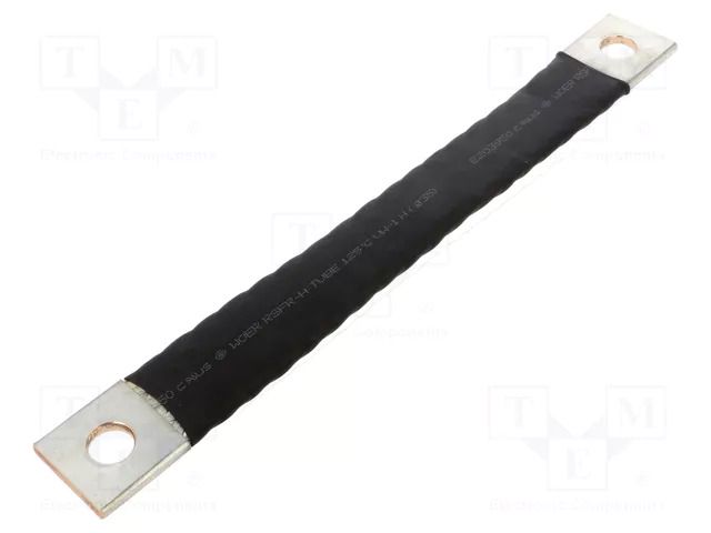 Braids; insulated earthing tape; W: 40mm; 95mm2; Ø1: 17mm; Ø2: 17mm CONNECT IKT-095-200-1717-D