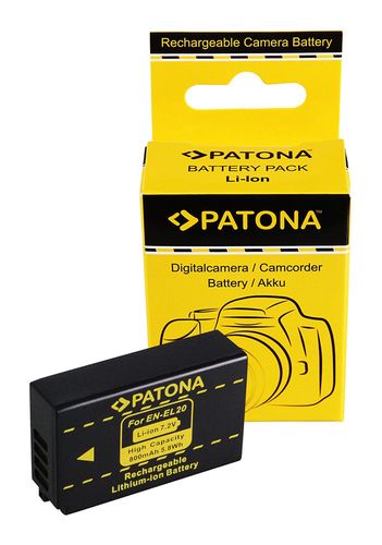 PATONA Battery for Nikon 1J1 EN-EL20 1 J-1 J1 BATTERIE ACCU Nikon ENEL20, PATONA 1107 4260284320768