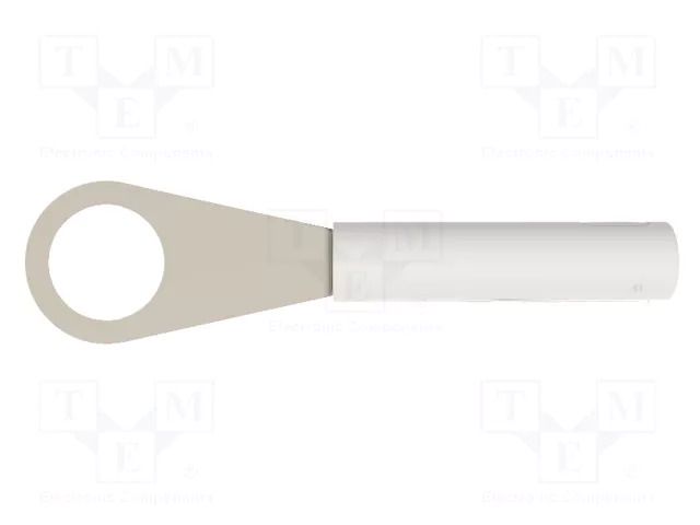 Connector: ring; plug; banana 4mm socket,ring 8,4mm; 60VDC; 32A SCHÜTZINGER LB4-RKSSN8.4-WS