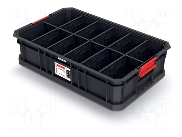 Container: collective; with partitions; black; 520x327x125mm KISTENBERG KMS553510S