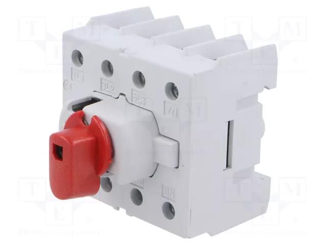 Switch-disconnector; Poles: 4; for DIN rail mounting; 80A; KU KATKO KU480N