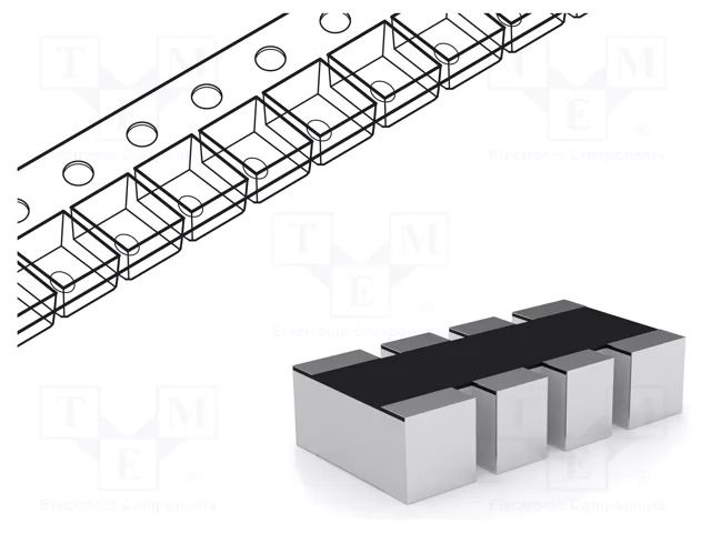 Diode: TVS array; quadruple independent; 2510-10; Ch: 4; reel,tape EATON ELECTRIC 42510ESDA-TR1-EA