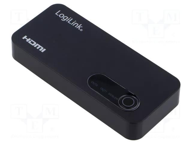 Splitter; HDCP 2.2,HDMI 2.0; black; Out: HDMI socket x2 LOGILINK HD0059