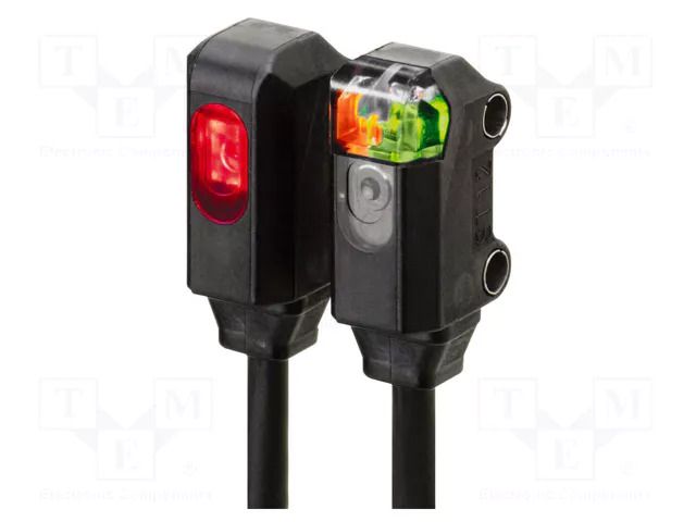 Sensor: photoelectric; Range: 0÷1000mm; NPN; DARK-ON; 50mA; PBT OMRON E3T-ST12-2M