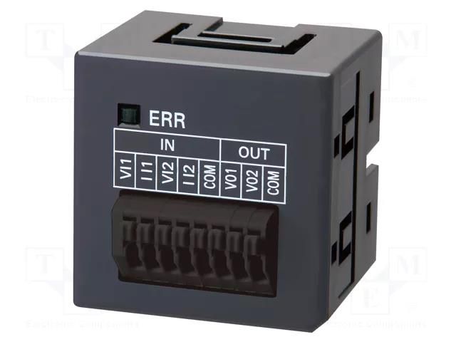 Module: in/out extension; OUT 1: 0÷10V; IN 1: 0÷10V,4÷20mA OMRON NX1W-MAB221