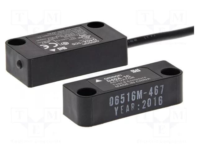 Safety switch: magnetic; D40A; IP67; Electr.connect: cable; 5m OMRON D40A-1C5