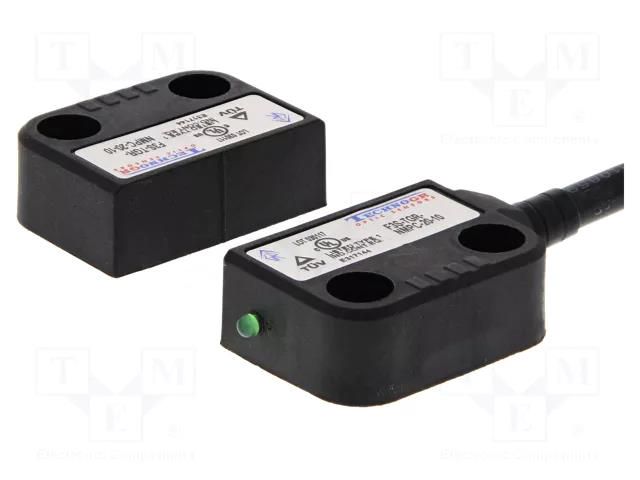 Safety switch: magnetic; F3S-TGR-N_C; NC x2; IP67; plastic; 200mA OMRON F3S-TGR-NMPC-20-10