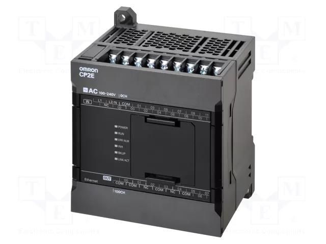 Module: PLC programmable controller; OUT: 6; IN: 8; IN 1: digital OMRON CP2E-N14DT1-D