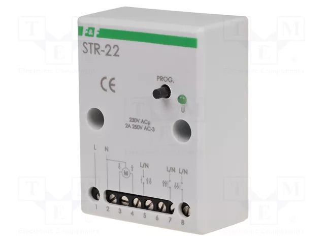Blinds controller; Smart Home; wall mount; 230VAC; IP20; -25÷50°C F&F STR-22