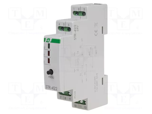Blinds controller; for DIN rail mounting; 24VAC; 24VDC; IP20 F&F STR-422-24V