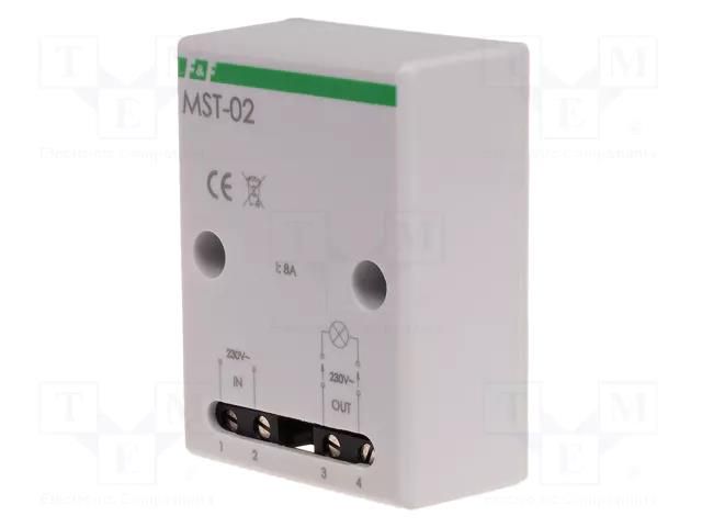 Module: softstart; 51x67x26mm; wall mount; -25÷50°C; 8A; IP20; 230V F&F MST-02