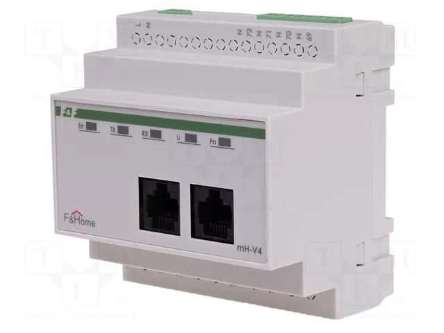 Solenoid valve module; for DIN rail mounting; 230VAC; IP20; RJ45 F&F MH-V4-3