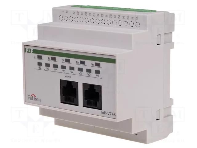 Solenoid valve module; for DIN rail mounting; 230VAC; IP20; RJ45 F&F MH-V7-PLUS-4