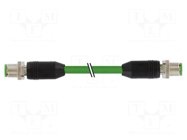 Connecting cable; 7000; IP67; 60VDC; 4A; 15m; PIN: 4; Thread: M12 MURRELEKTRONIK 7000-44511-8001500