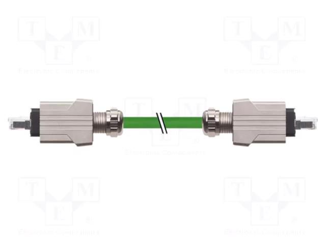 Patch cord; RJ45 plug,both sides; 5; stranded; Cu,tinned; 5m; PUR MURRELEKTRONIK 7000-74641-7940500