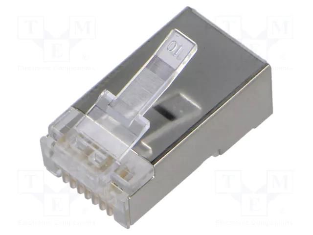 Connector: RJ45; plug; PIN: 8; Cat: 6a; shielded; 8p8c; for cable MH CONNECTORS MHRJC6AR211N