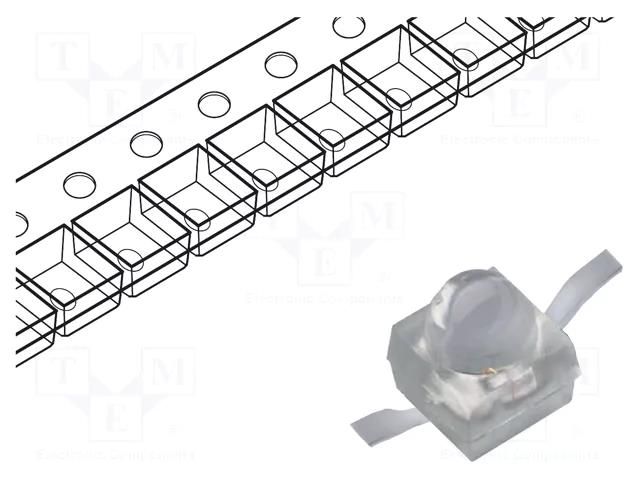 LED; SMD; Gull wing; red; 1900÷3000mcd; 4.5x2x2.8mm; 20°; 20mA; 75mW KINGBRIGHT ELECTRONIC KM2520SURCK03-TR