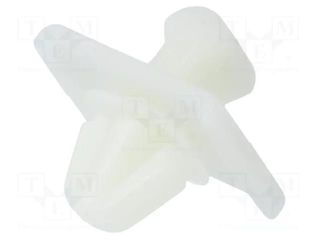 Moulding clip; 10pcs; Mercedes; OEM: 19884481; polyamide; natural ROMIX RX-A15685