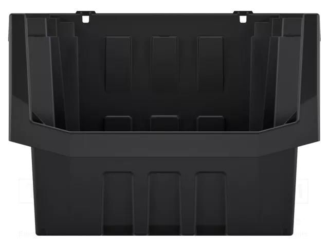 Container: cuvette; black; 396x290x280mm; TRUCK MAX; TRUCK MAX 30 KISTENBERG KTRM4030-S411