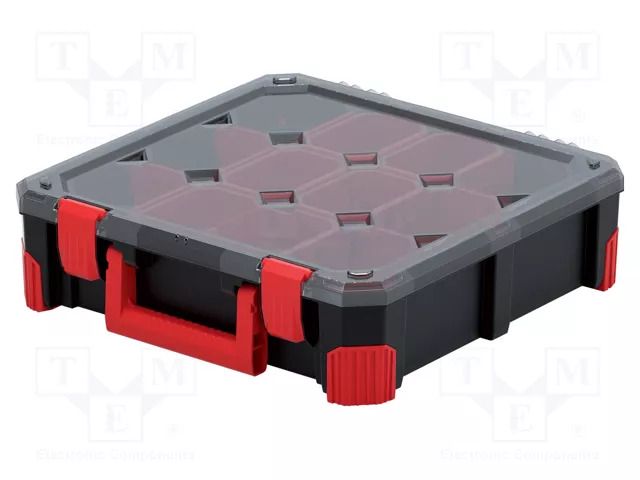 Container: collective; black; Cover colour: transparent; TITAN KISTENBERG KTI4040BS-CG6U