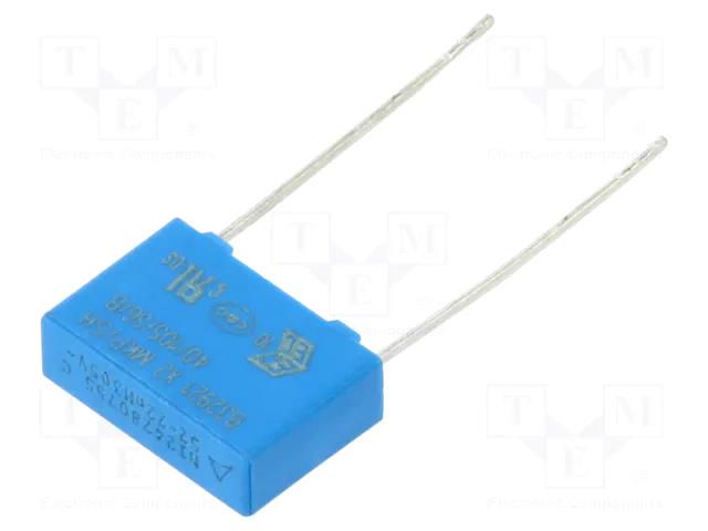 Capacitor: polypropylene; 22nF; 630VDC; 305VAC; THT; ±20%; 10mm EPCOS B32921C3223M289