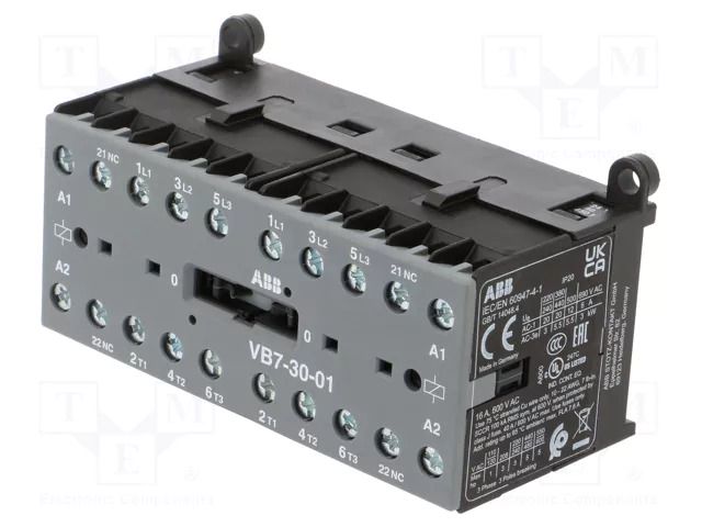 Contactor: 3-pole ABB VB7-30-01-01
