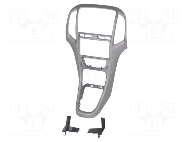 Radio frame; Opel; 2 DIN; titan grey ACV RAM-40.969