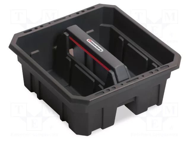 Cargo tool tray; black; CARGO PLUS; 300x300x133mm; CARGO PLUS 30 KISTENBERG KCA30