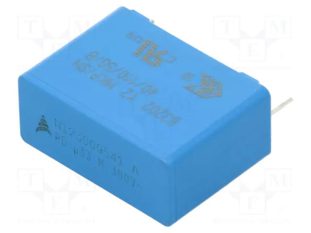 Capacitor: polypropylene; Y2; 330nF; 300VAC; 13.5x23x31.5mm; THT EPCOS B32024A3334M