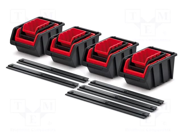 Accessories: toolboard; Kit: cuvette TRUCK 16x,hanging bar 5x KISTENBERG KST16