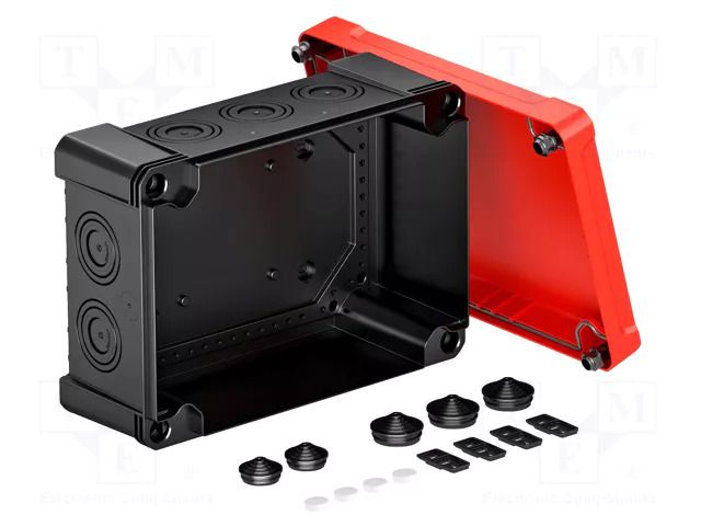 Enclosure: junction box; X: 202mm; Y: 286mm; Z: 126mm; polycarbonate OBO BETTERMANN OBO-2005164
