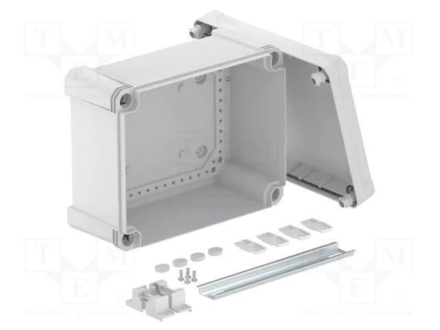 Enclosure: junction box; X: 191mm; Y: 241mm; Z: 126mm; polycarbonate OBO BETTERMANN OBO-2005498