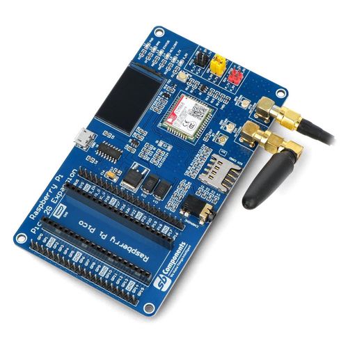 Pico 2G Expansion - GSM / GPRS / GNSS expansion board with display - for Raspberry Pi Pico - SB Components 21895 SBC-21673 5055652920652