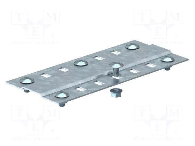 Contact strip; zinc-plated steel; Kit: mounting screws OBO BETTERMANN OBO-7070205