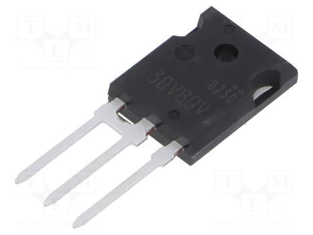 Diode: rectifying; THT; 800V; 30A; Ifsm: 450A; MTO3PV (TO247AD) SHINDENGEN S30V80V-5000