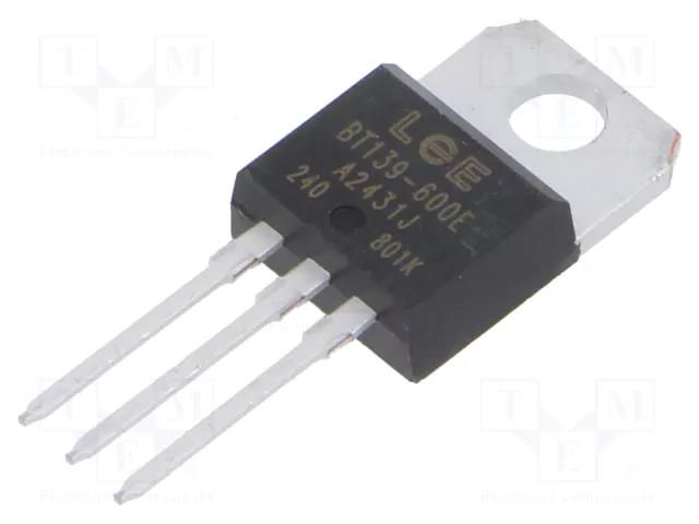 Triac; 600V; 16A; TO220AB; Igt: 10mA; Ufmax: 1.6V LUGUANG ELECTRONIC BT139-600E-LGE