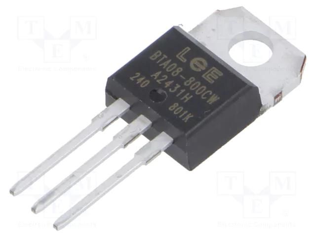 Triac; 800V; 8A; TO220AB; Igt: 35mA; Ufmax: 1.55V LUGUANG ELECTRONIC BTA08-800CW-LGE