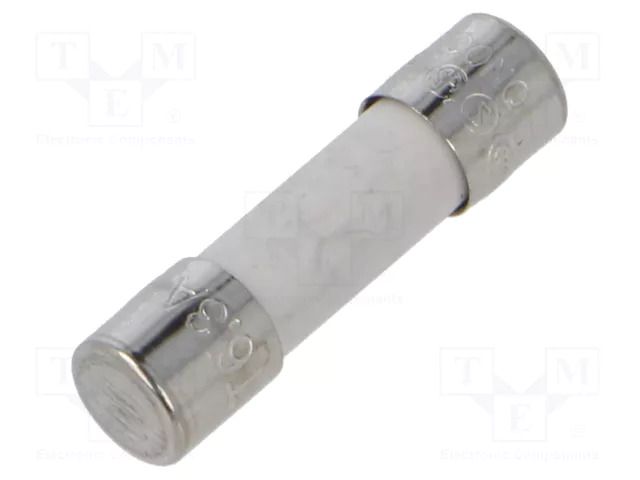 Fuse: fuse; 6.3A; 250VAC; time-lag; ceramic,cylindrical; 5x20mm CONQUER ELECTRONIC UDA6.3A250V