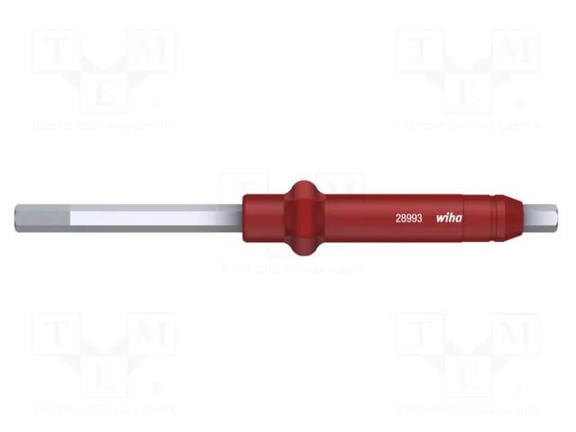 Interchangeable blade; hex key; HEX 6mm; Overall len: 130mm WIHA WIHA.28749
