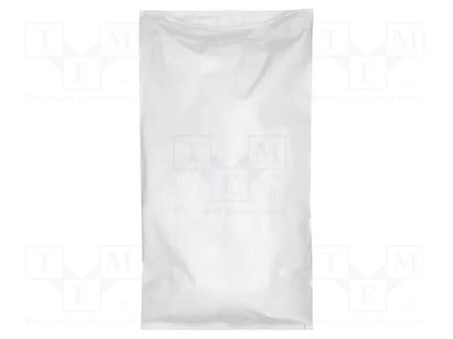Trash bags; L: 1050mm; Width: 600mm; polypropylene; white SOLID TOOLS SOLID-5580